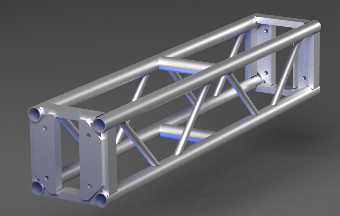 12x12x36" AV Truss (bolting, tyler black)